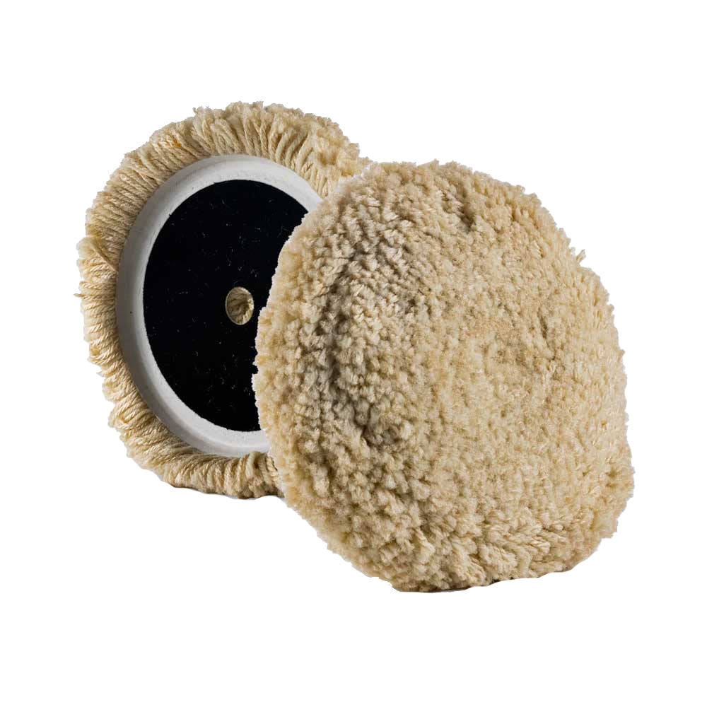 Lake Country 50/50 Steamed Twisted Wool/Polyester Pad 8" x 1.5" — marine cleaning