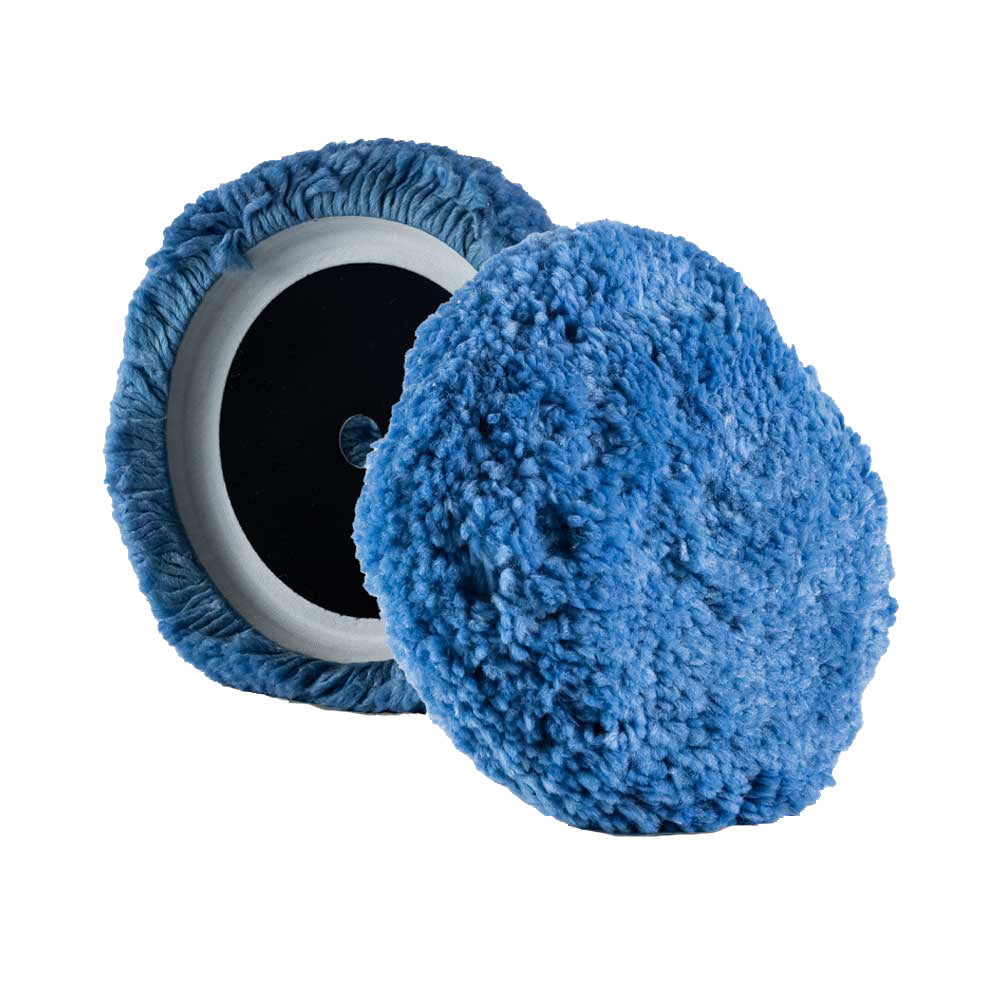 Lake Country 100% Steamed Untwisted Wool/Silk Pad 8" x 1.5" — marine cleaning