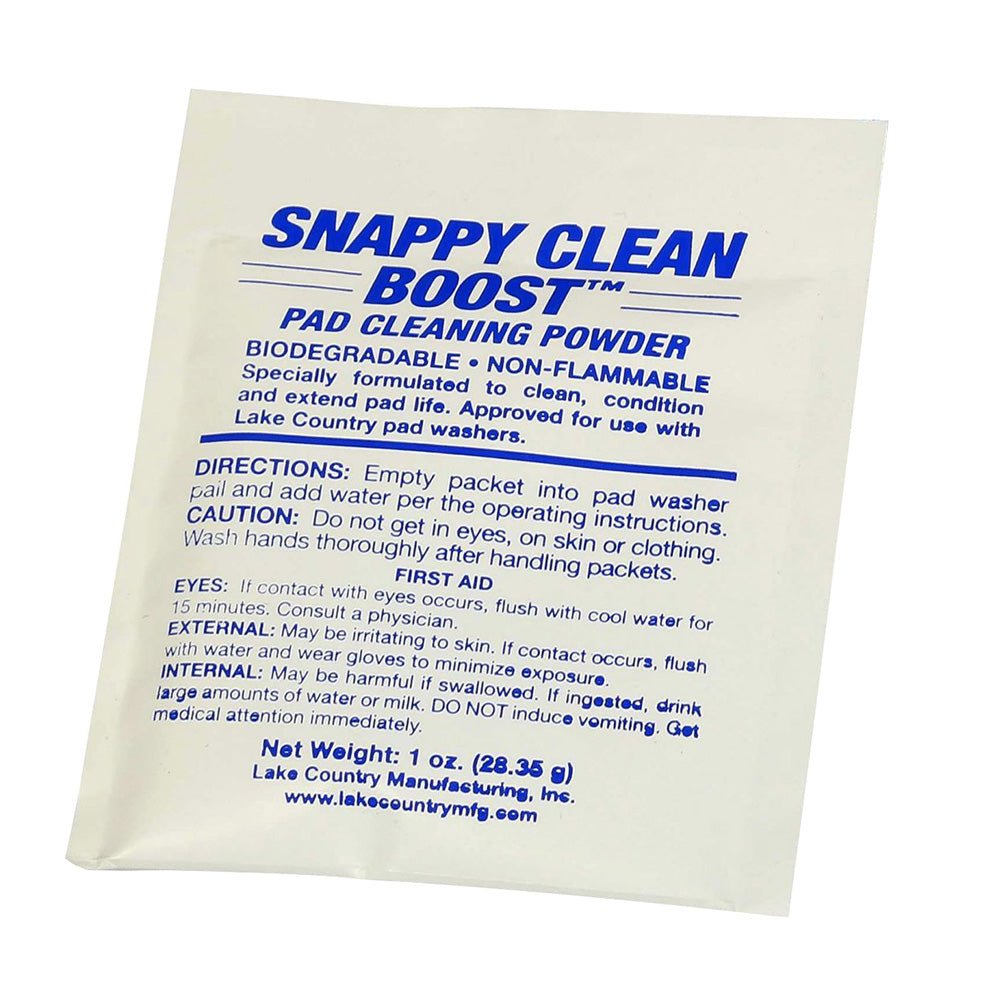 Lake Country Pad Cleaning Powder (Citrus 1.25oz Packets) *72 Per Case — marine cleaning