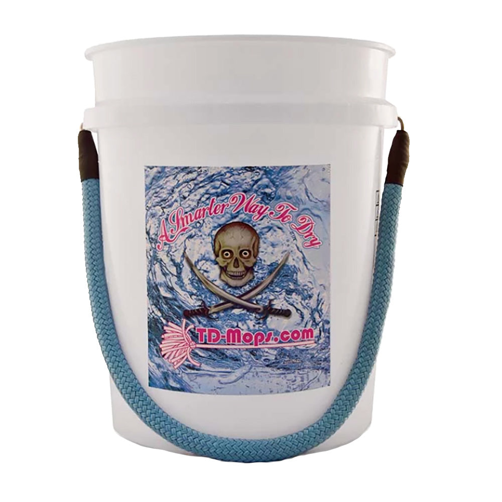TD Mop TD Bucket - White - 5 Gallon — marine cleaning