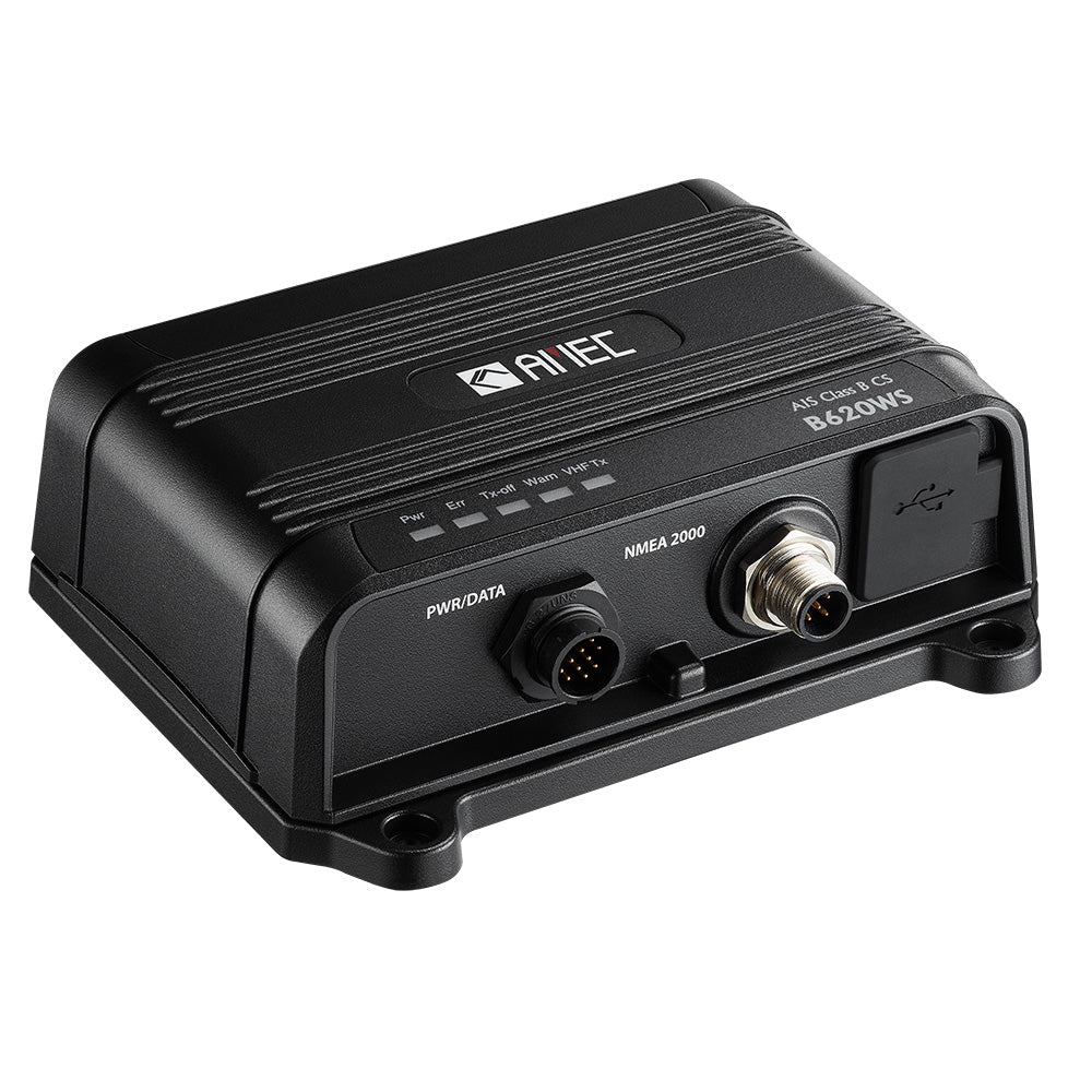 AMEC B620WS Class B AIS Transceiver w/WI-FI & VHF Splitter - 2W CSTDMA, NMEA2000, NMEA 0183, USB — marine ais systems
