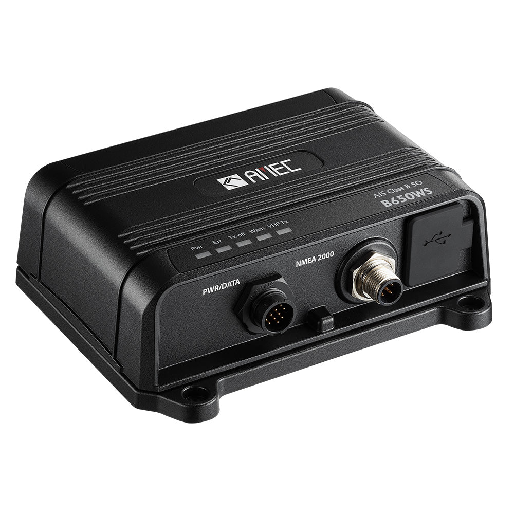 AMEC B650WS Class B AIS Transceiver w/WI-FI & VHF Antenna Splitter - 5W-SOTDMA, NMEA 2000, NMEA 0183, USB — marine ais systems