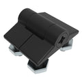 Southco Adjustable Torque Hinge, Symmetric Torque, Small Size, Acetal Copolymer, Natural, Black — marine hinges
