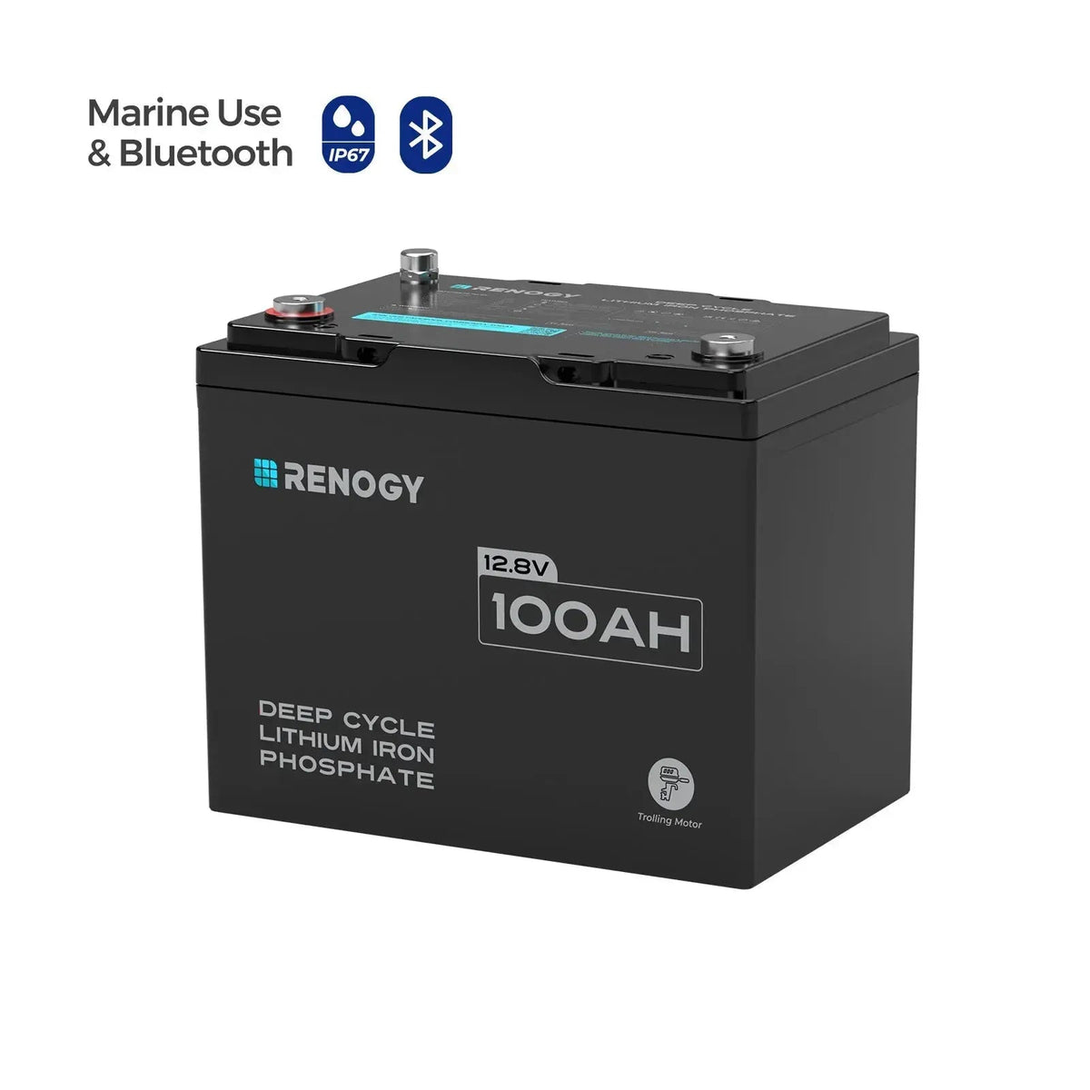 12V 100Ah Trolling Motor Lithium Iron Phosphate Battery with Bluetooth | Core Series