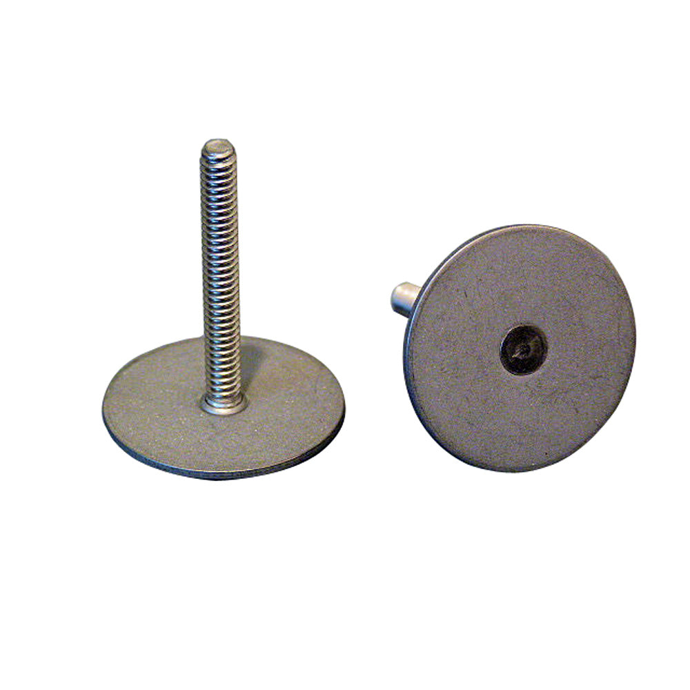 Weld Mount .75" Tall Stainless Stud w/#10 x 24 Threads - Qty. 10 — marine tools