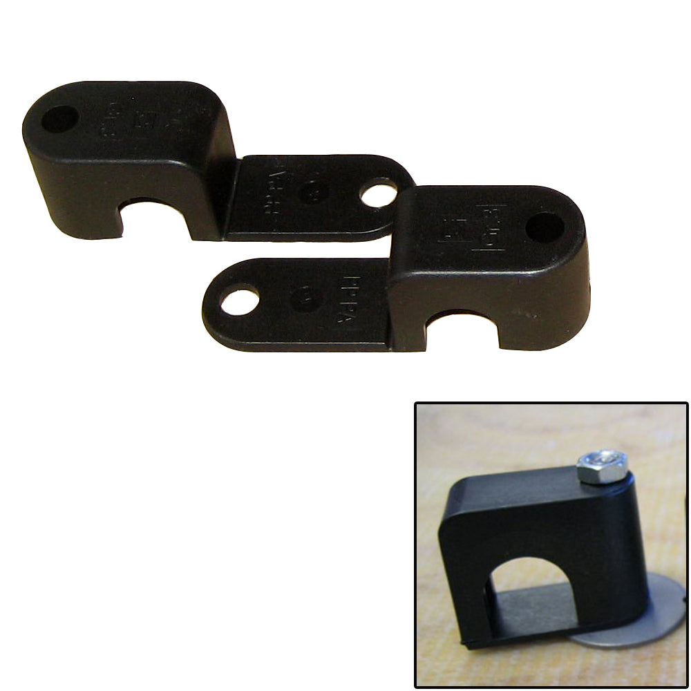 Weld Mount Single Poly Clamp f/1/4" x 20 Studs - 1/2" OD - Requires 1.5" Stud - Qty. 25 — marine tools