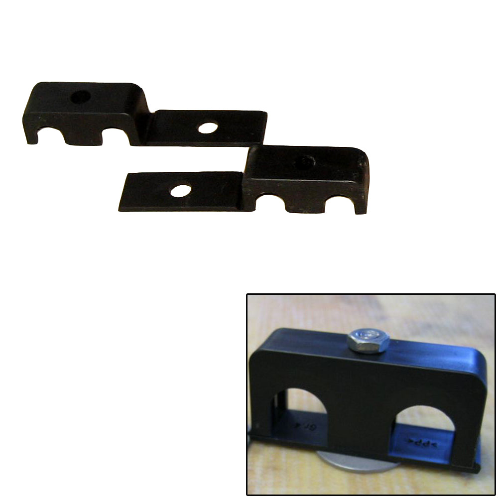 Weld Mount Double Poly Clamp f/1/4" x 20 Studs - 3/8" OD - Requires 1" Stud - Qty. 25 — marine accessories