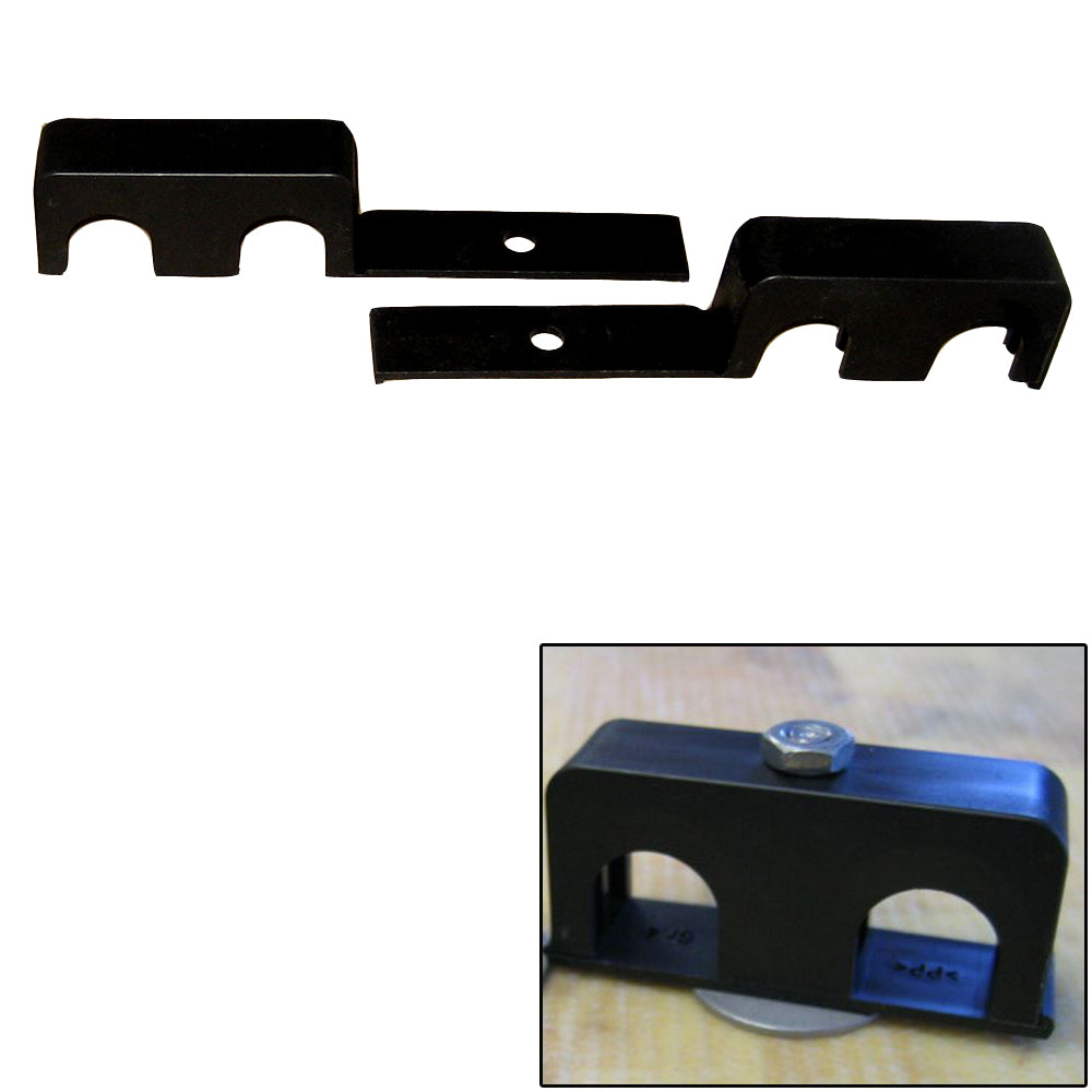 Weld Mount Double Poly Clamp f/1/4" x 20 Studs - 3/4" OD - Requires 1.75" Stud - Qty. 25 — marine accessories