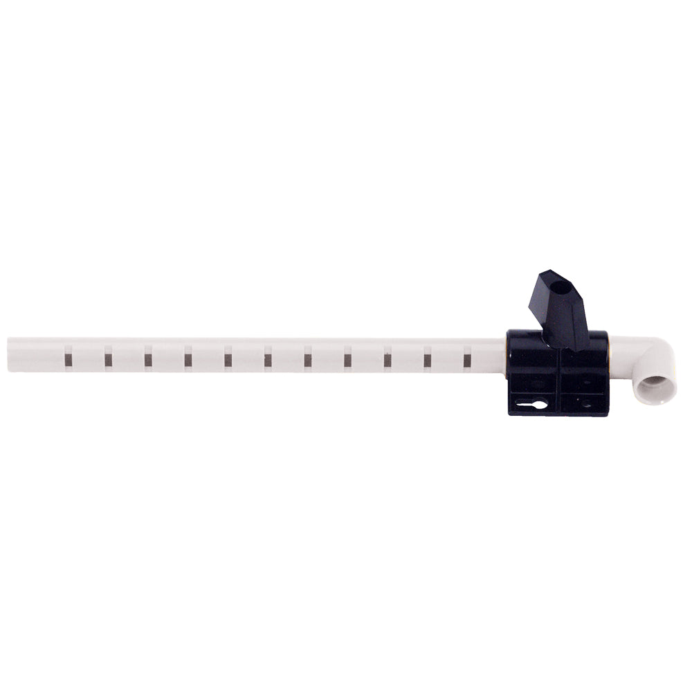 Johnson Pump Aerator Head - 10-½" Spray Bar w/Shut Off Valve & Bracket — marine livewell pumps