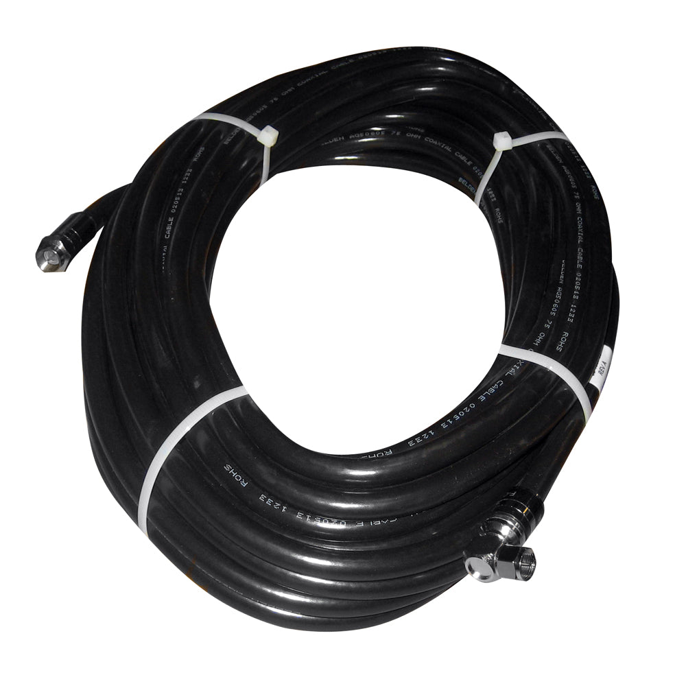 KVH RG-11 RF Cable w/Right Angle Connector - 50' — marine accessories