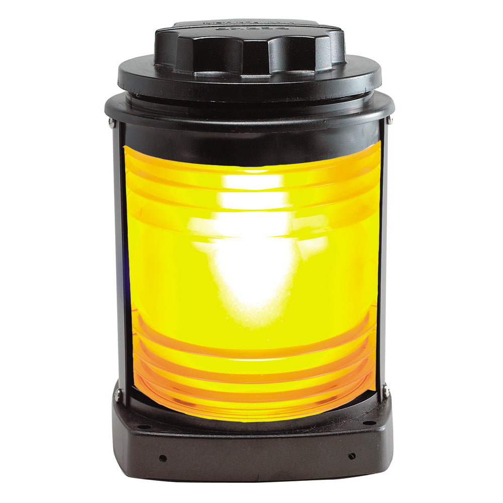 Perko Towing Light - Black Plastic, Yellow Lens — marine navigation lights
