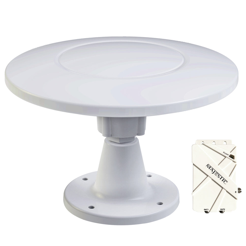 Majestic Global USA Majestic UFO X Ultra High Gain 30dB Digital TV Antenna - 12V — marine over-the-air tv antennas