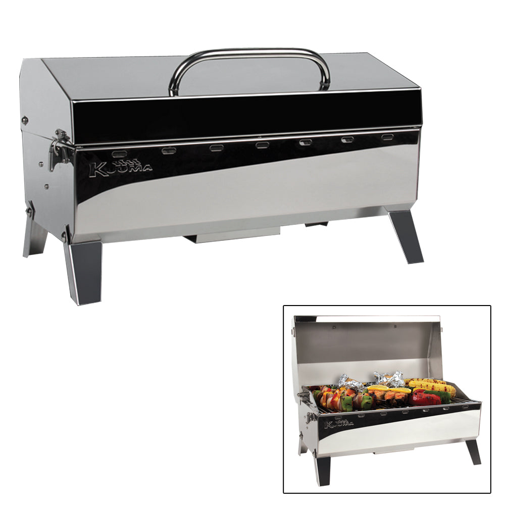 Kuuma Products Kuuma Stow N' Go 160 Gas Grill w/Thermometer and Ignitor — marine deck / galley