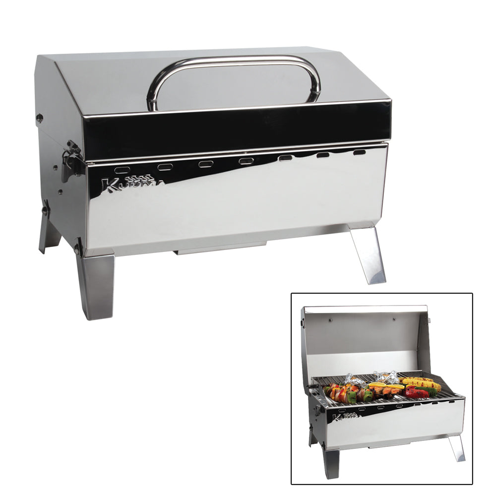 Kuuma Products Kuuma Stow N' Go 125 Gas Grill - Compact — marine deck / galley