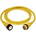 Marinco 50Amp 125/250V Shore Power Cable - 25' - Yellow — marine shore power