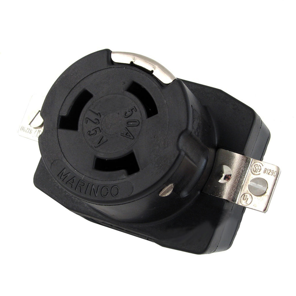 Marinco 6370CR 50Amp/125V Wire Dockside Receptacle — marine shore power