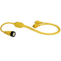 Marinco RY504-2-30 50A Female to 2-30A Male Reverse "Y" Cable — marine shore power