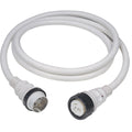 Marinco 50A 125V Shore Power Cable - 50' - White — marine shore power