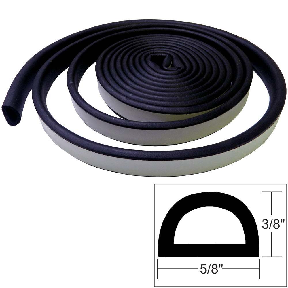 TACO Marine TACO Weather Seal - 10'L x ⅜"H x ⅝"W - Black — marine accessories