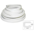 TACO Marine TACO Flexible Vinyl Trim - 5/32" Opening x 9/16"W x 25'L - White — marine accessories