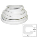 TACO Marine TACO Flexible Vinyl Trim - ¼" Opening x ½"W x 25'L - White — marine accessories