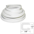 TACO Marine TACO Flexible Vinyl Trim - ½" Opening x ⅝"W x 25'L - White — marine accessories