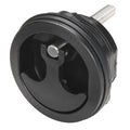 Whitecap Compression Handle - Nylon Black/Black - Non-Locking — marine latches