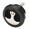 Whitecap Compression Handle - Nylon Black/SS - Non-Locking — marine latches