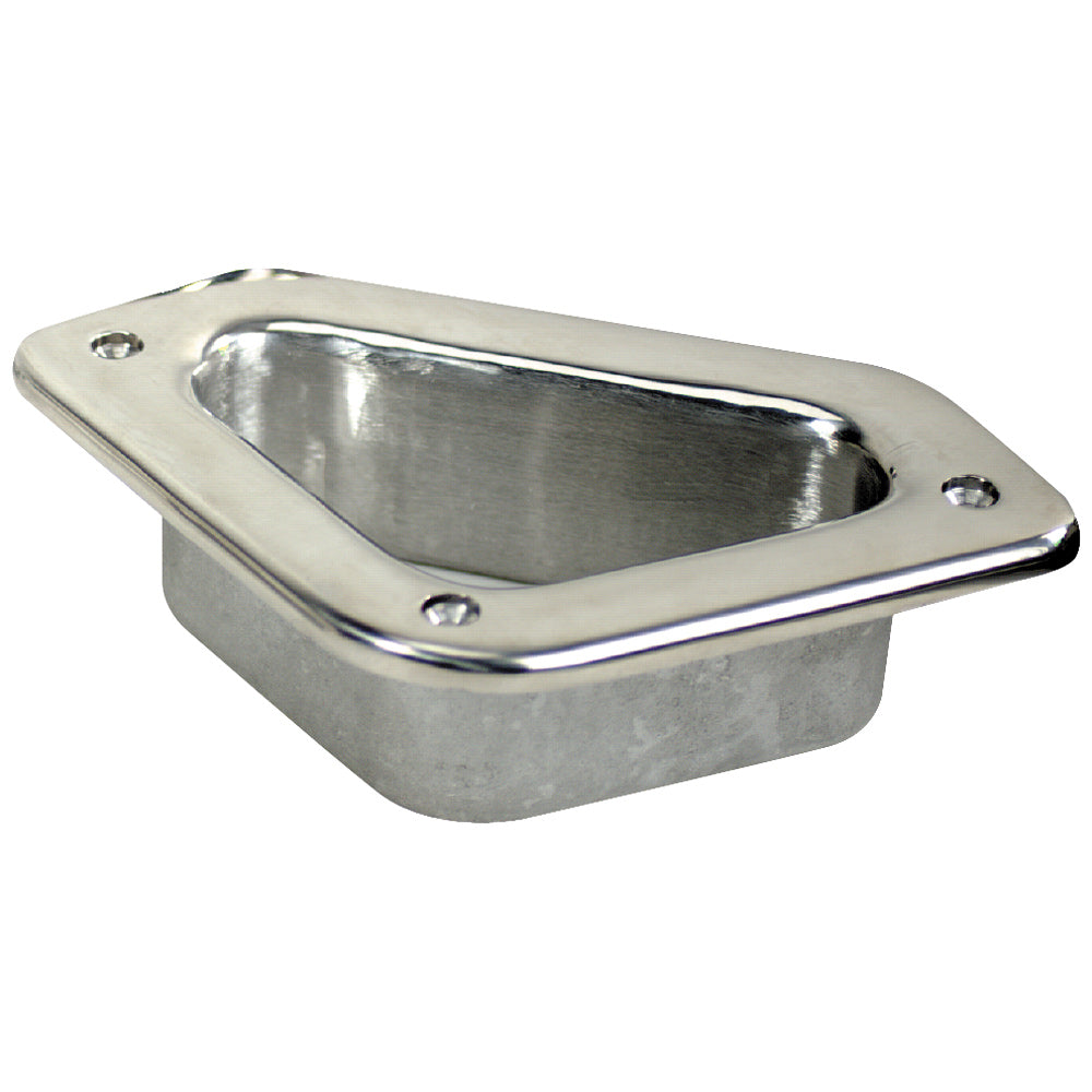 Whitecap Hawse Pipe - 316 Stainless Steel - 4-3/4" x 2-3/4" — marine rope & chain pipe