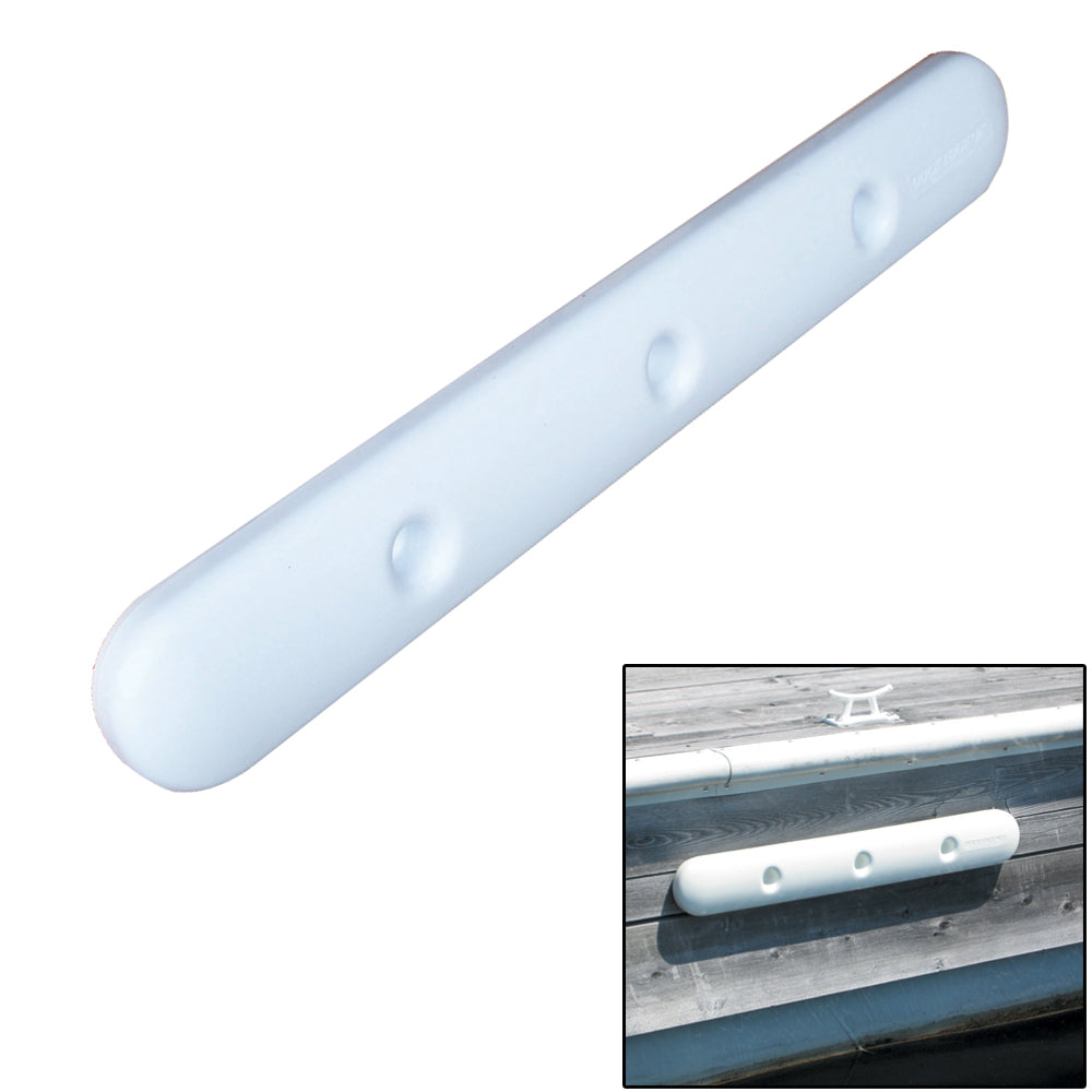 Dock Edge Ultragard™ 35" PVC Dock Cushion - White — marine bumpers/guards