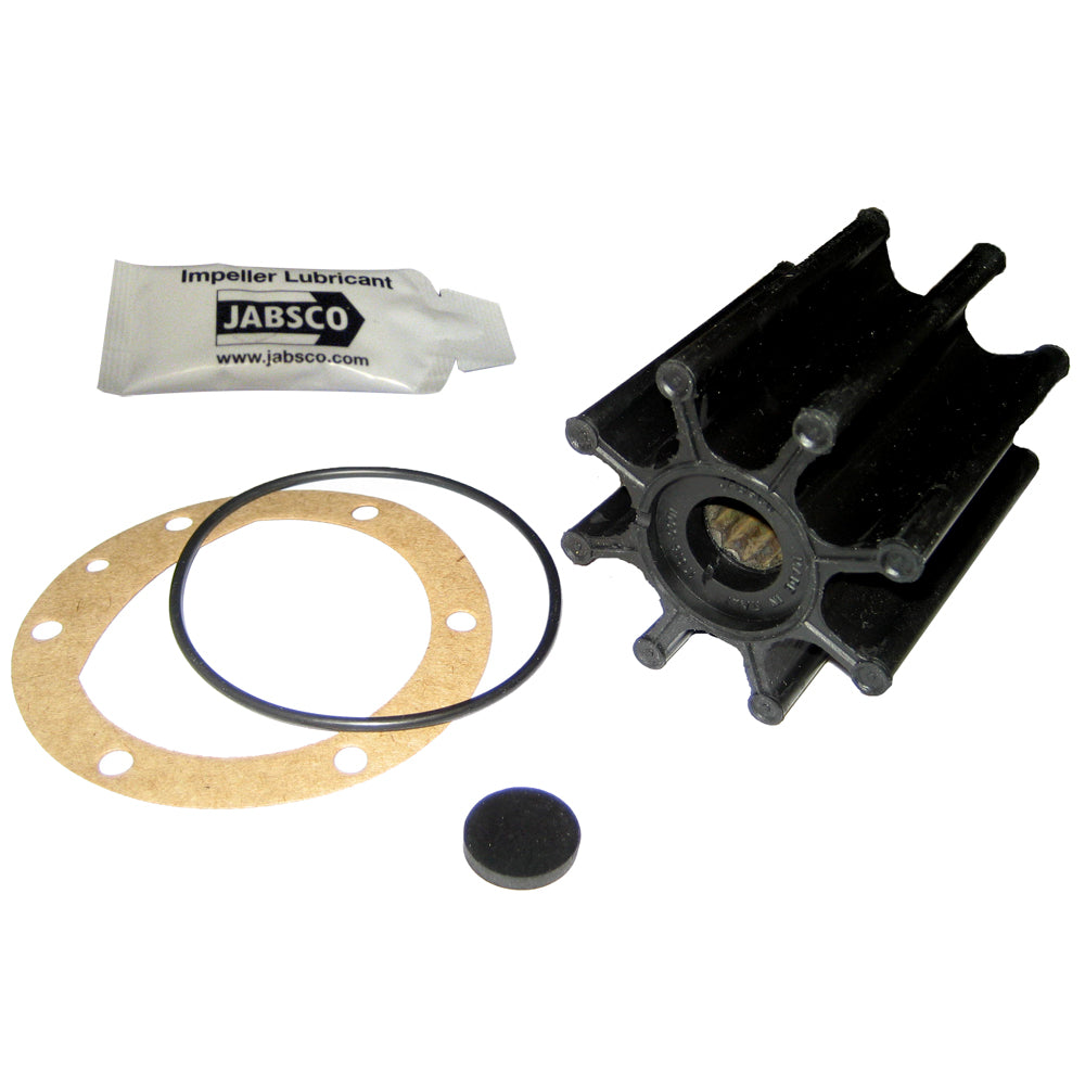 Jabsco Impeller Kit - 8 Blade - Neoprene - 2-9/16" Diameter x 3" W, 5/8" Shaft Diameter — marine impellers