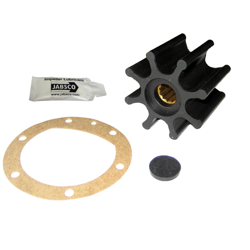 Jabsco Impeller Kit - 8 Blade - Nitrile - 2-9/16" Diameter - Spline Drive — marine impellers