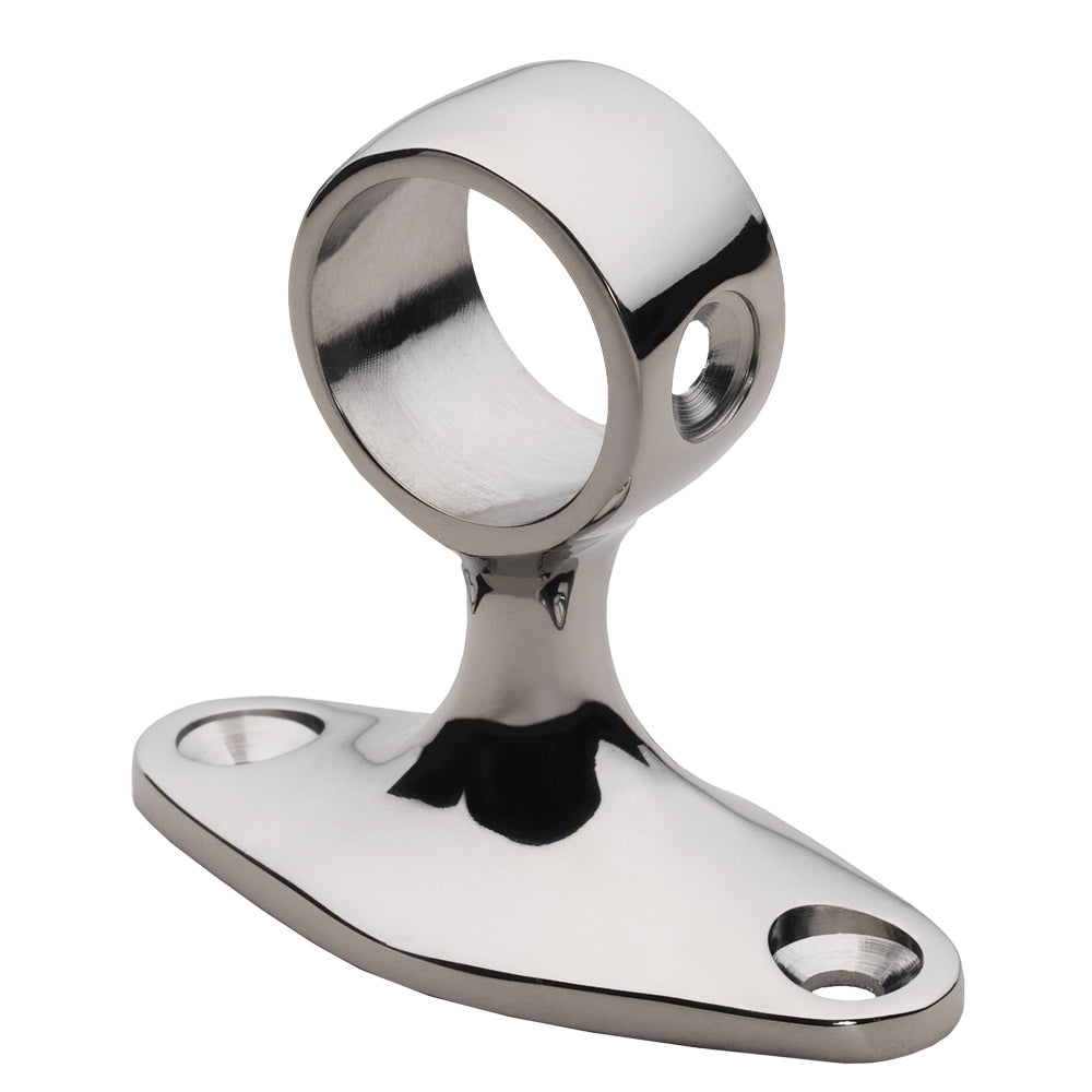 Whitecap 90° Handrail Stanchion - Center - 316 Stainless Steel - 7/8" Tube O.D. — marine grab handles