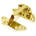 Whitecap Standard Hatch Hinge - Polished Brass - 2-5/8" x 3-1/8" — marine hinges