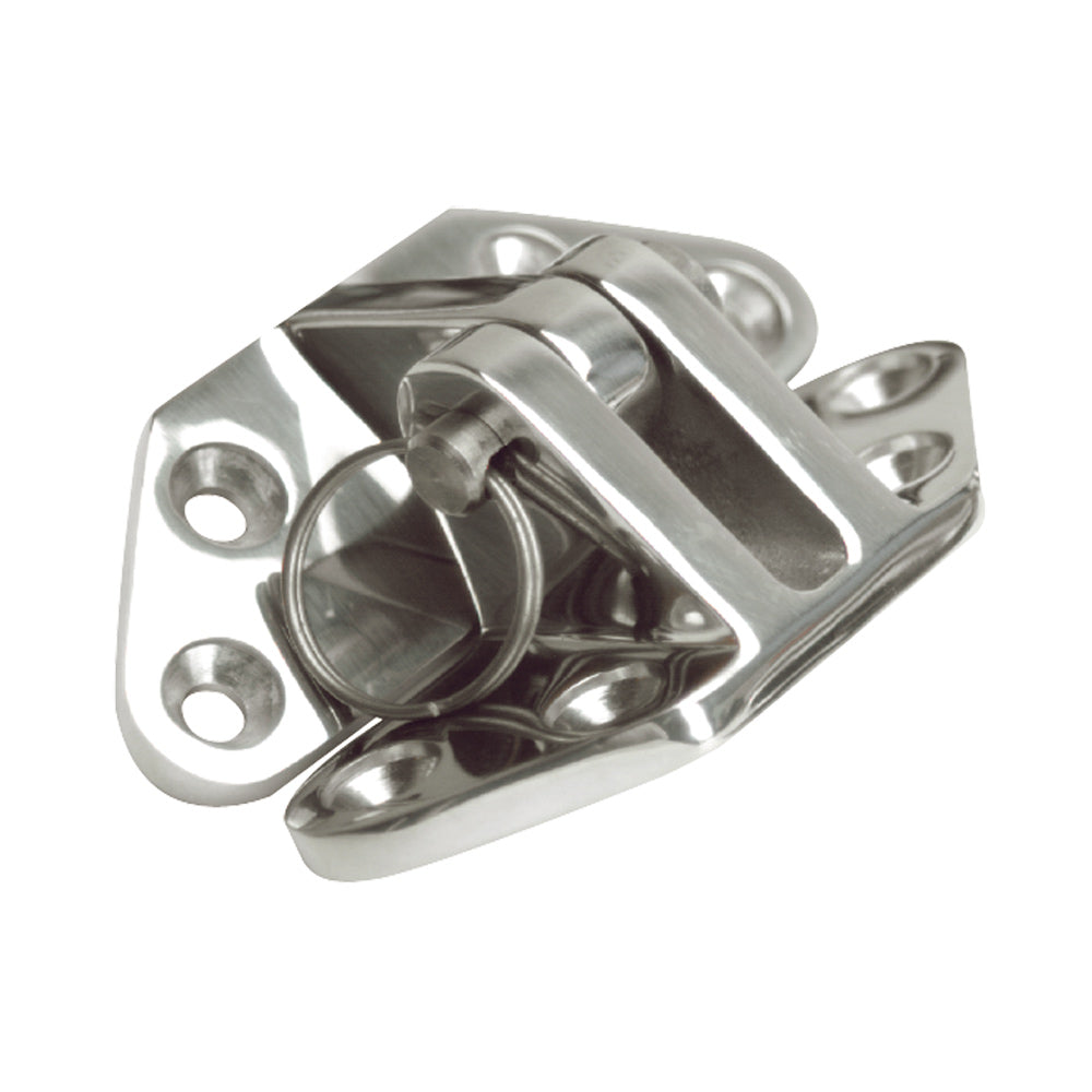 Whitecap Angled Base Hatch Hinge - 316 Stainless Steel - 3" x 2-1/2" — marine hinges