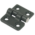 Whitecap Butt Hinge - Black Nylon - 1-1/2" x 1-3/8" — marine hinges