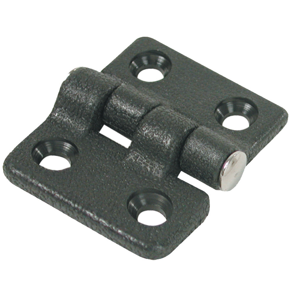 Whitecap Butt Hinge - Black Nylon - 1-1/2" x 1-3/8" — marine hinges