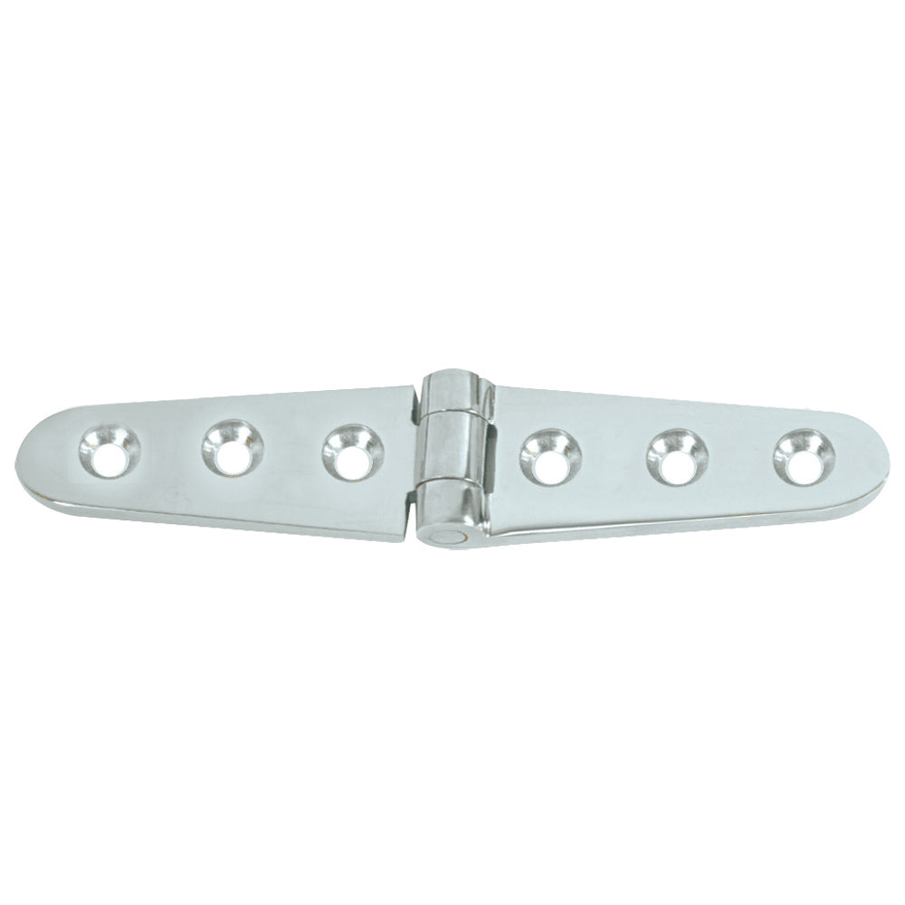 Whitecap Strap Hinge - 304 Stainless Steel - 6" x 1-1/8" — marine hinges