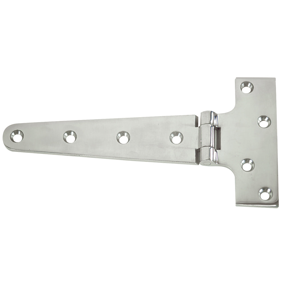 Whitecap T-Strap Hinge - 316 Stainless Steel - 7-3/4" x 3-7/8" — marine hinges