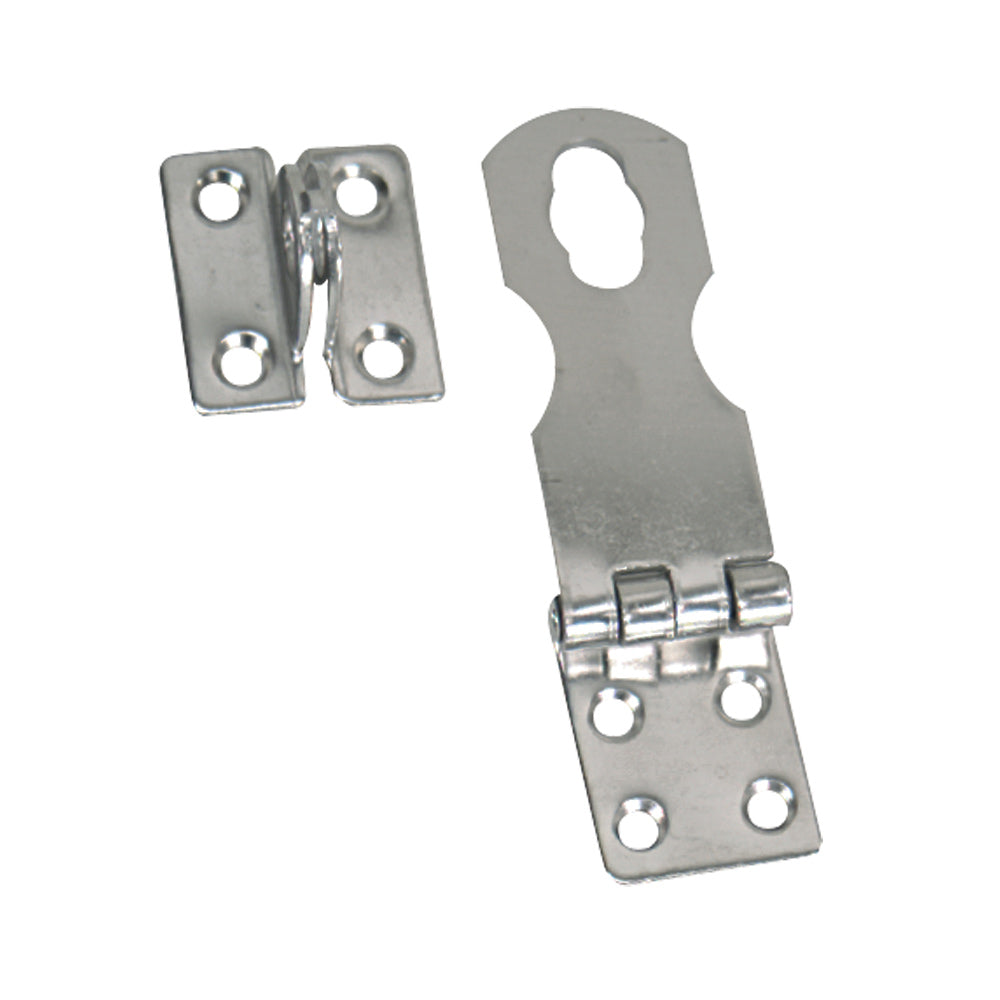 Whitecap Fixed Safety Hasp - 304 Stainless Steel - 1" x 3" — marine latches
