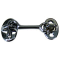 Whitecap Cabin Door Hook - CP/Brass - 2" — marine latches