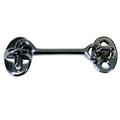 Whitecap Cabin Door Hook - CP/Brass - 3" — marine latches