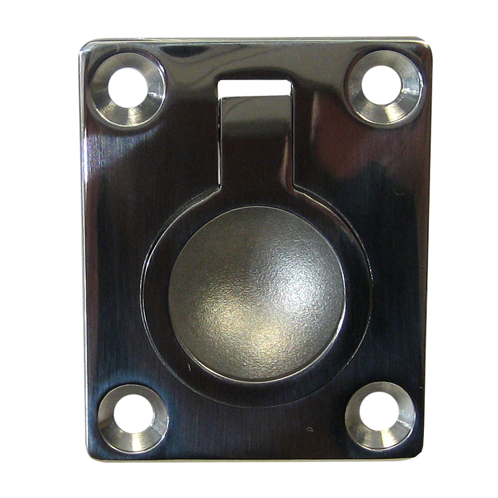 Whitecap Flush Pull Ring - 316 Stainless Steel - 1-1/2" x 1-7/8" — marine latches