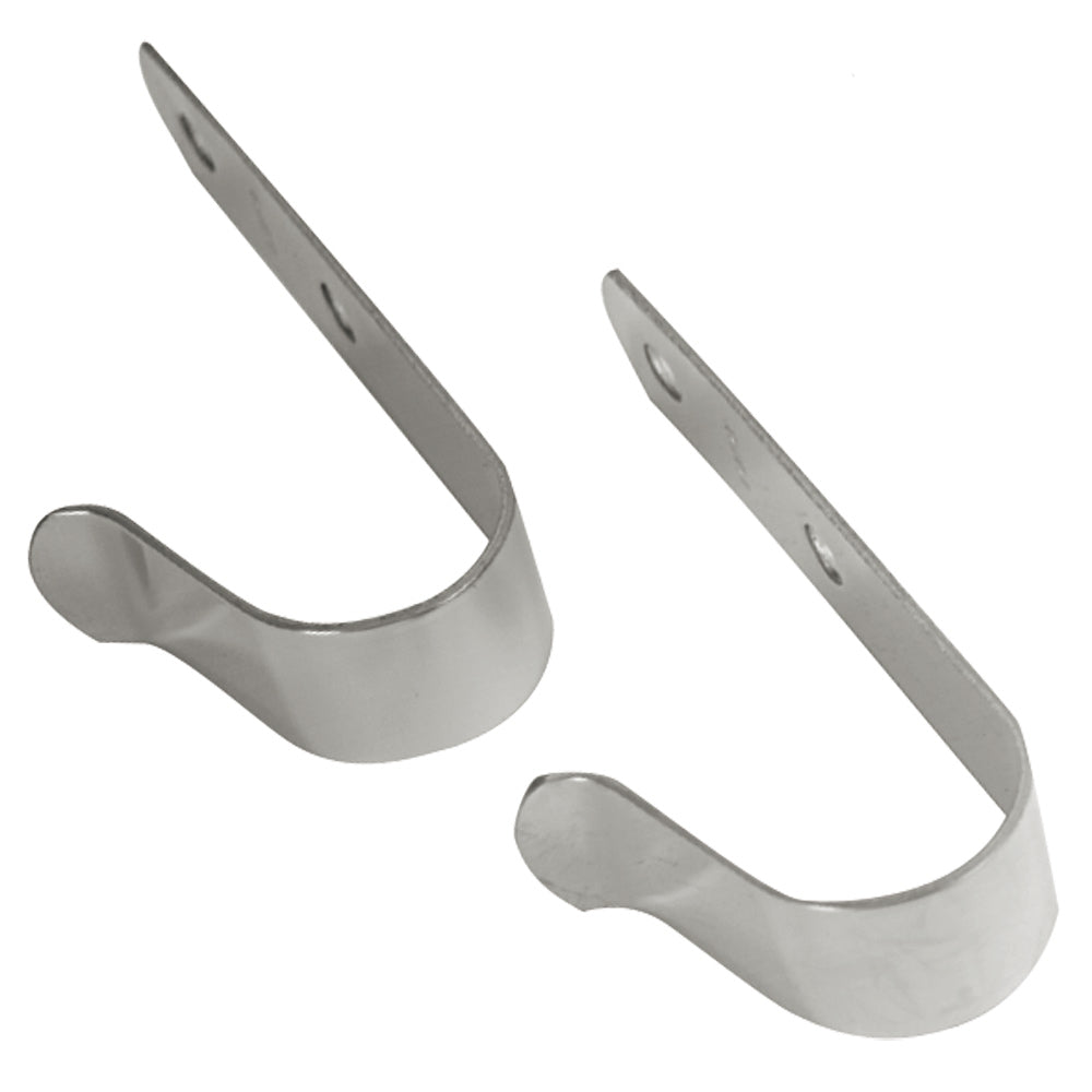 Whitecap Boat Hook Holder - 304 Stainless Steel - 4-1/4" x 1" - Pair — marine hooks & clamps
