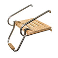Whitecap Teak Swim Platform w/Ladder f/Inboard/Outboard Motors — marine swim platforms