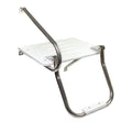 Whitecap White Poly Swim Platform w/Ladder f/Outboard Motors — marine swim platforms