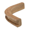 Whitecap Teak Track Inside Corner Molding - 1/2" — marine teak