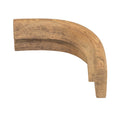 Whitecap Teak Rail Outside Corner Molding — marine teak