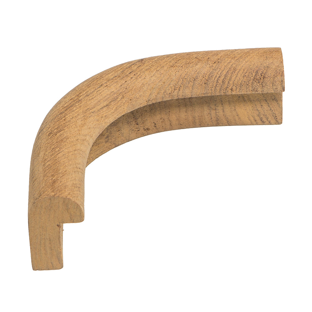Whitecap Teak Edge Molding Outside Corner — marine teak