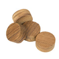 Whitecap Teak Plug - 1" - 20 Pack — marine teak